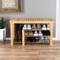 Hastings Home Bamboo Shoe and Boot Rack Bench, 3-tiers Wood Seat Storage and Organization, Bedroom, Closets 727880MFR - alternate 2